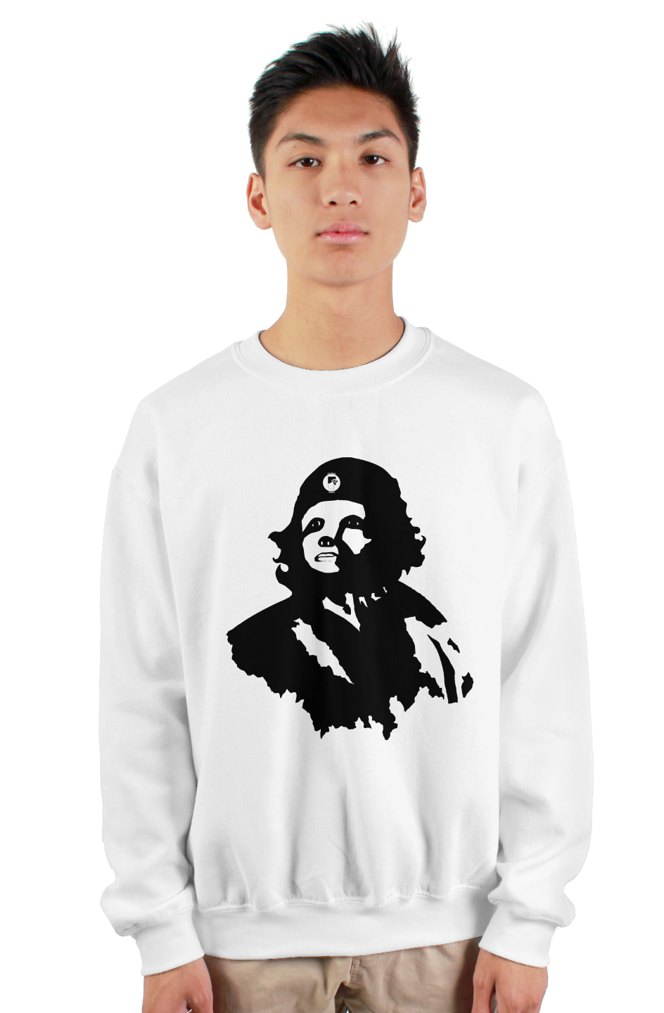 Sloth Guevara Sweatshirt- White