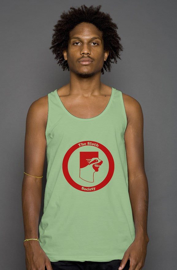 Logo tank top- Green/Red