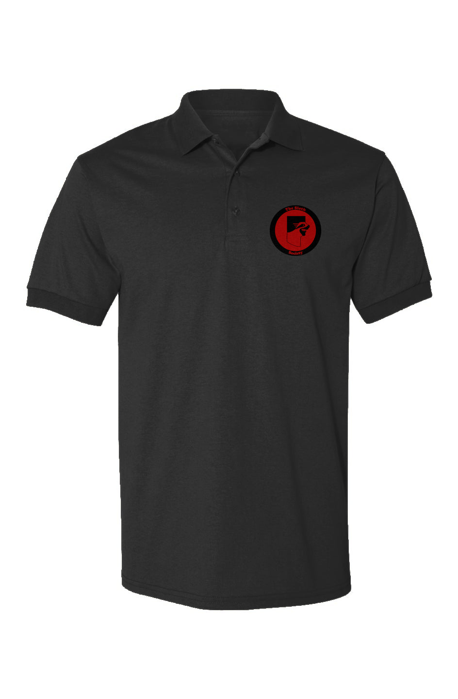 Logo Dryblend Jersey Polo- Black