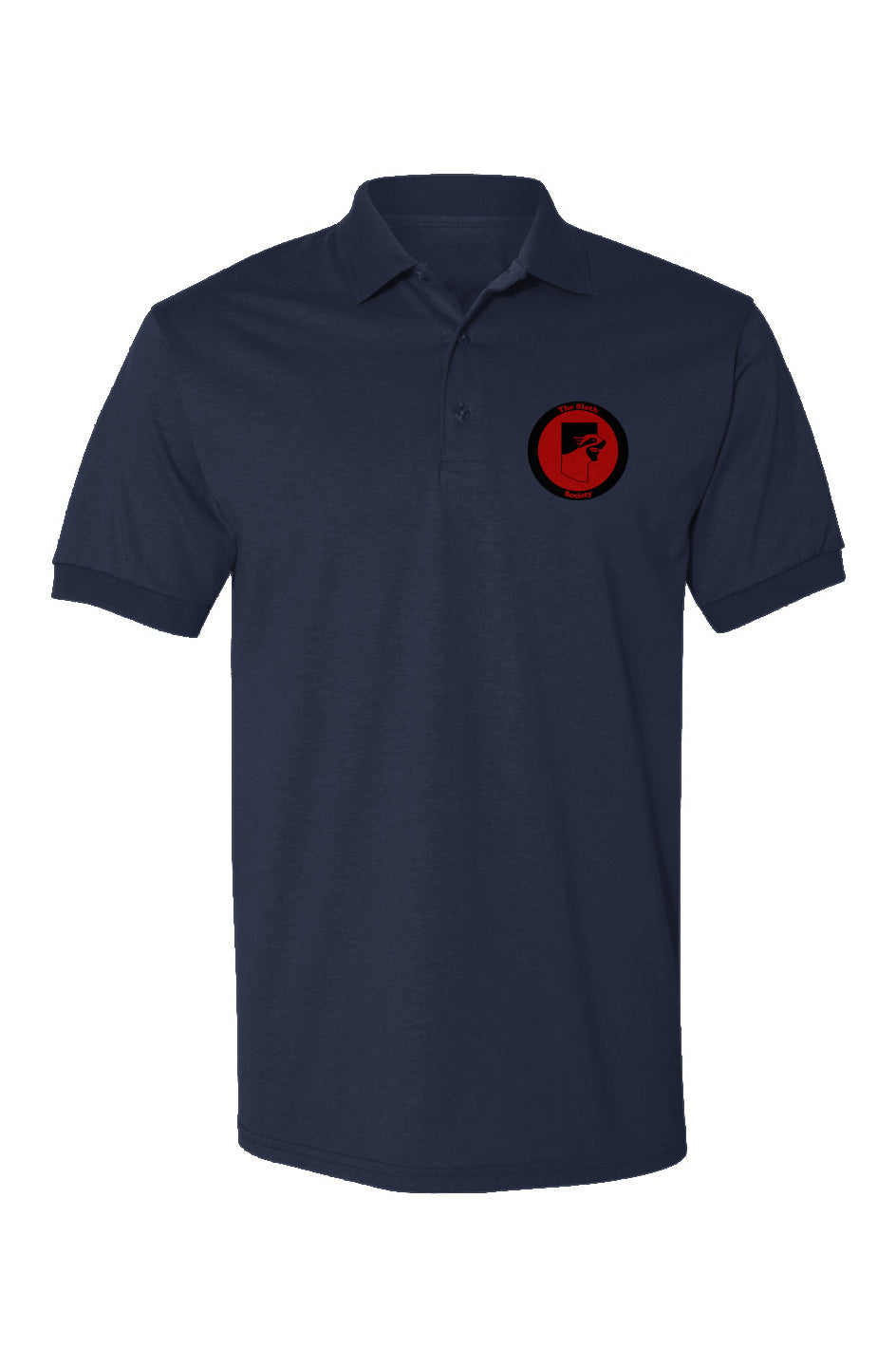 Logo Dryblend Jersey Polo- Navy Blue