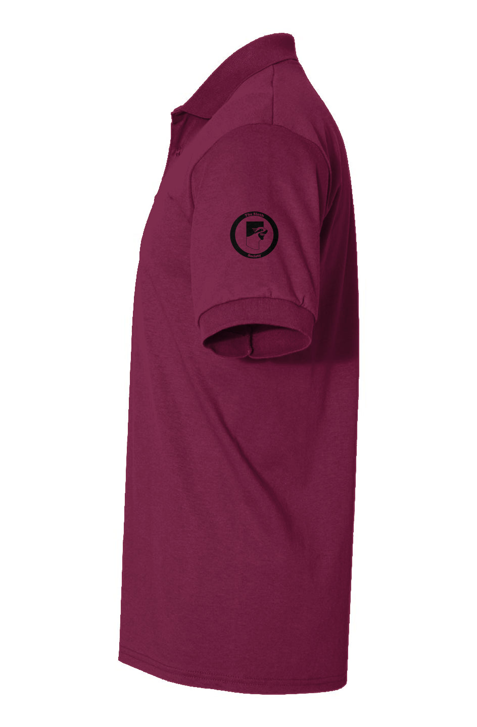 Logo Dryblend Jersey Polo- Burgandy