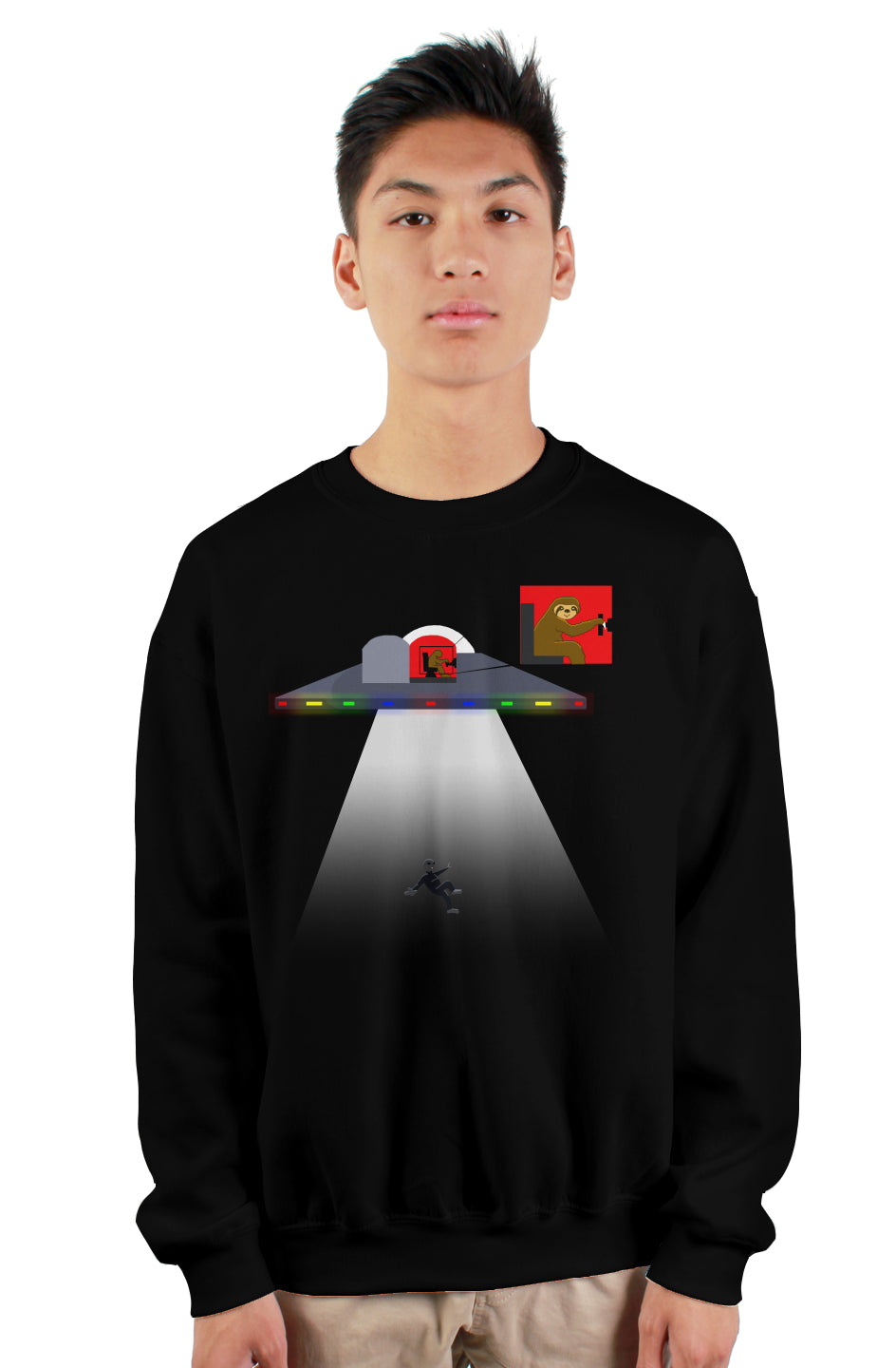 Slothduction Sweatshirt- Black