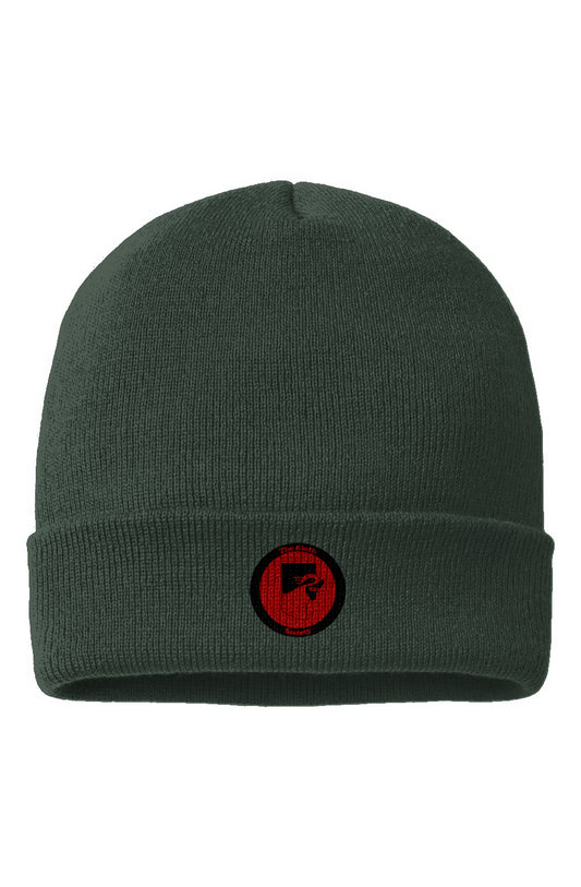 Logo Cuffed Beanie- Forest