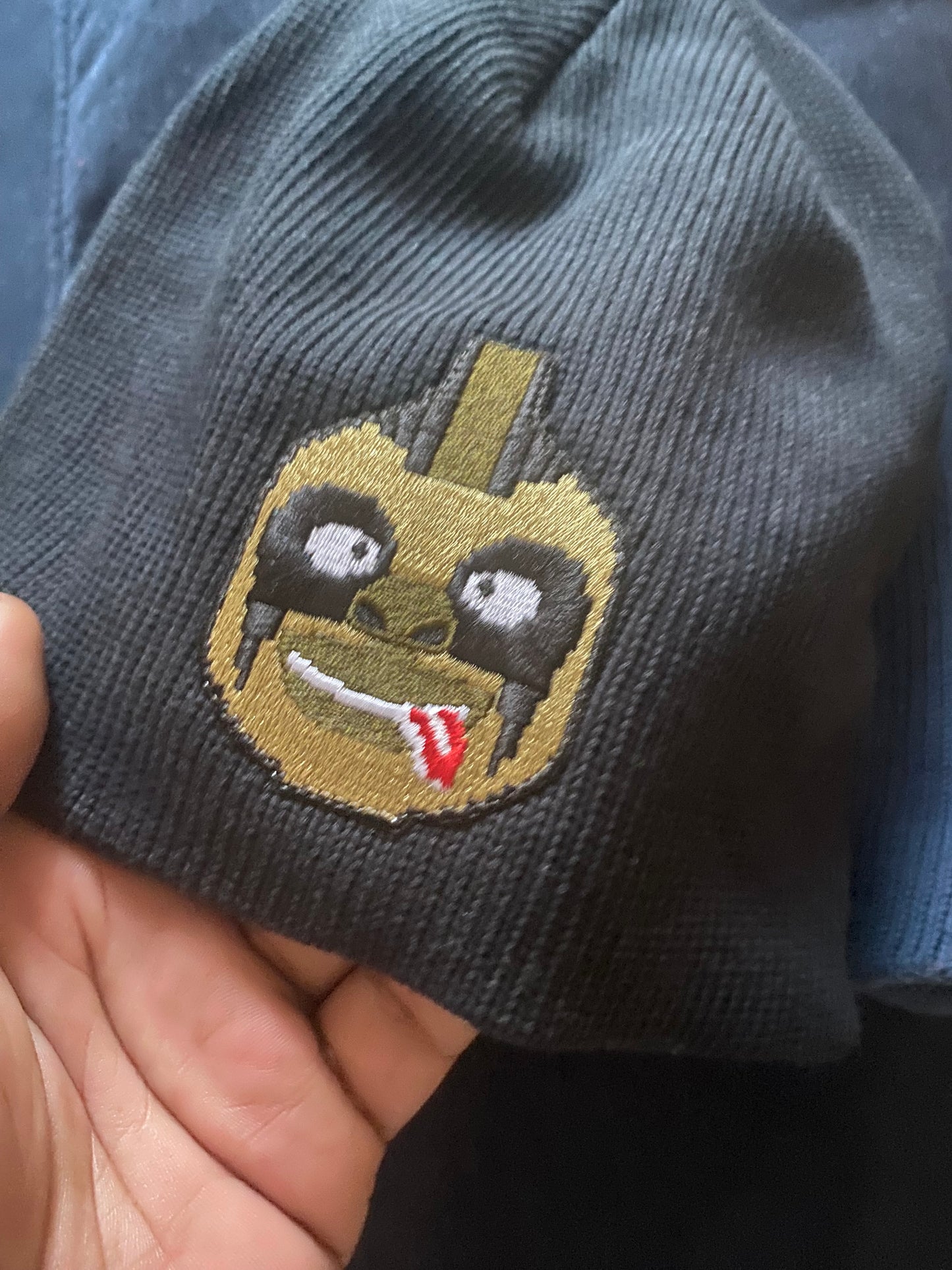 8 Bit Organic Beanie